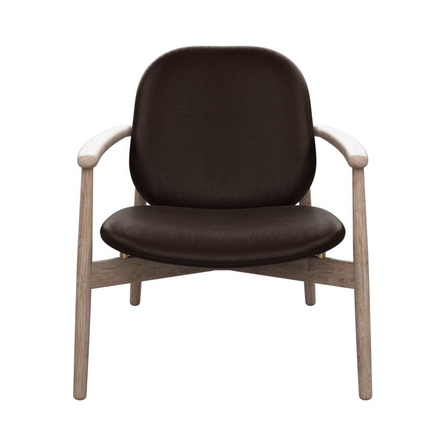 FJELL Loungestol i Brun