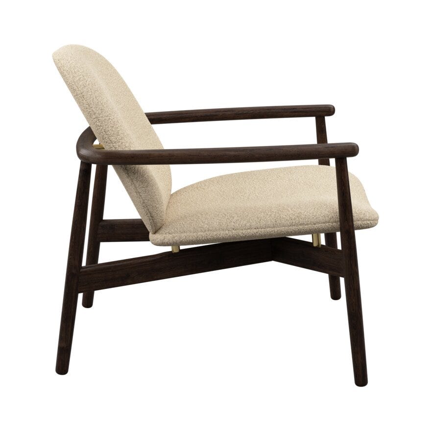 Jakobsen Copenhagen FJELL Loungestol i Beige/natur