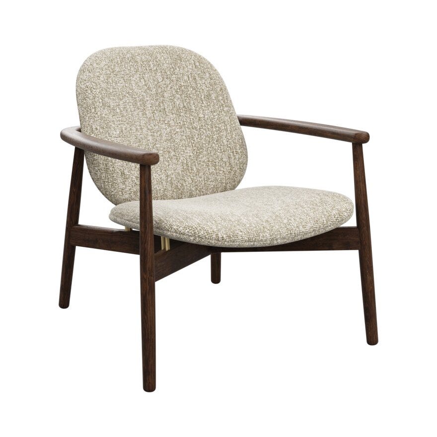 Jakobsen Copenhagen FJELL Loungestol i Beige/natur