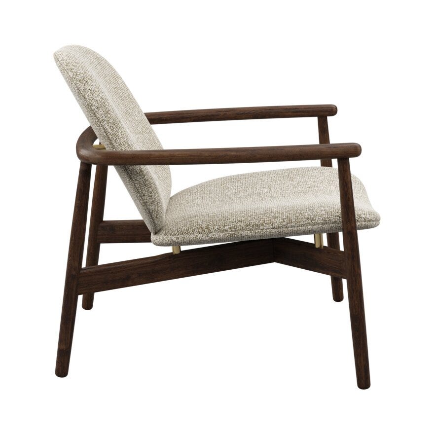 Jakobsen Copenhagen FJELL Loungestol i Beige/natur