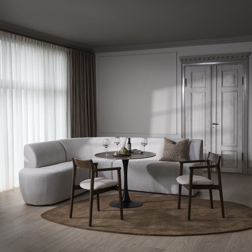 SAGI Teppe 200x290 cm i Brun