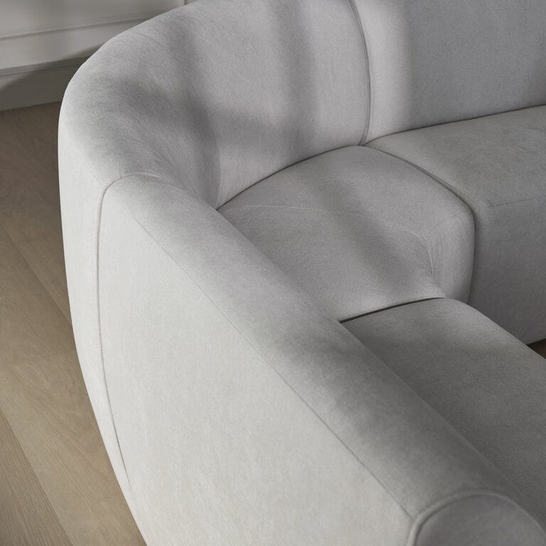 GRACE Spisesofa i Beige/natur