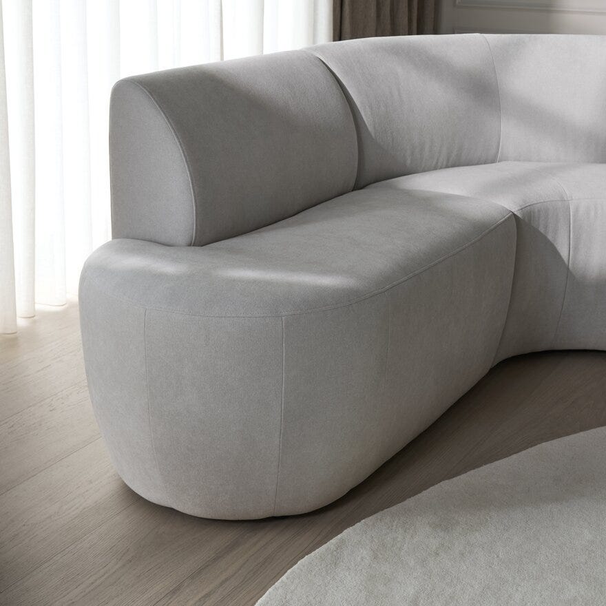 GRACE Spisesofa i Beige/natur