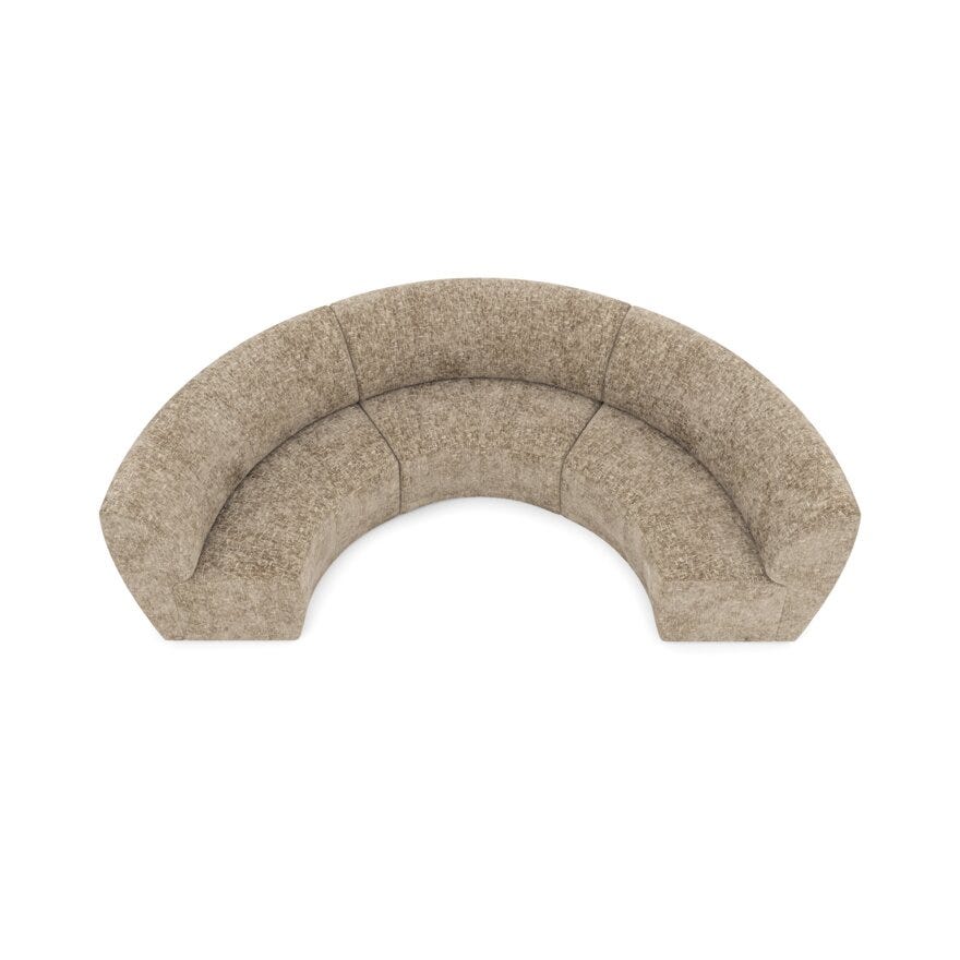 GRACE Spisesofa i Beige/natur
