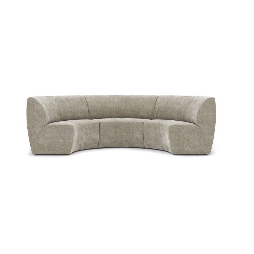 GRACE Spisesofa i Beige/natur