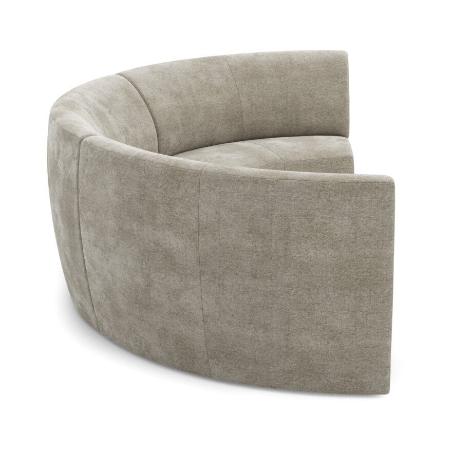 GRACE Spisesofa i Beige/natur