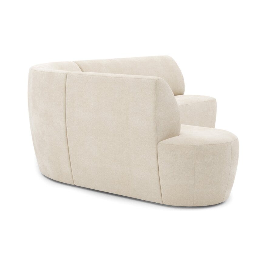 GRACE Spisesofa i Beige/natur