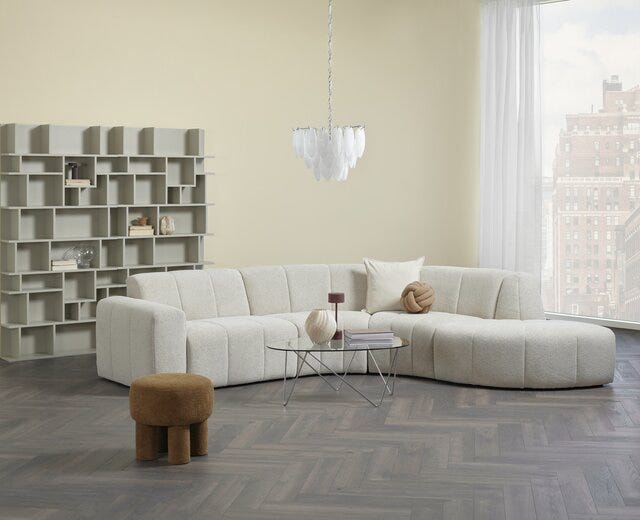 Jakobsen LURNO Hjørnesofa i Beige/natur
