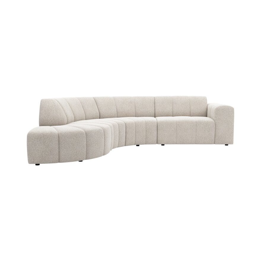 Jakobsen LURNO Hjørnesofa i Beige/natur