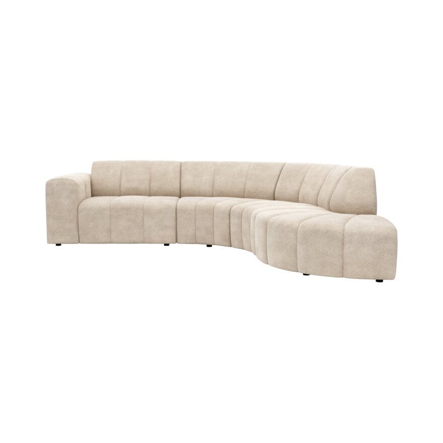 Jakobsen LURNO Hjørnesofa i Beige/natur