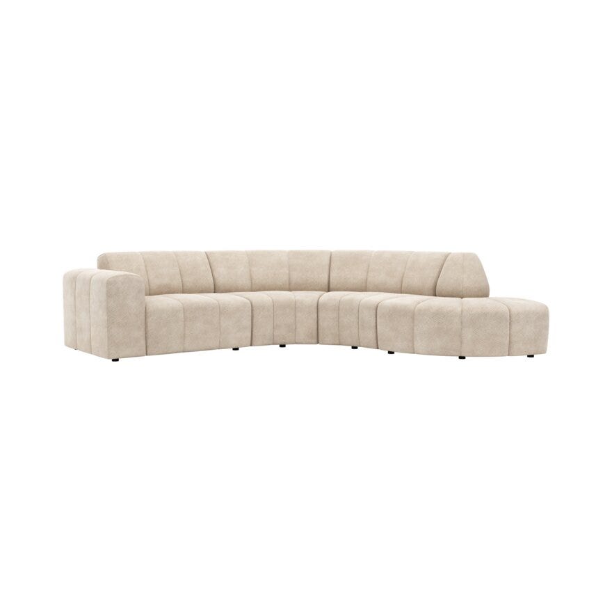 Jakobsen LURNO Hjørnesofa i Beige/natur