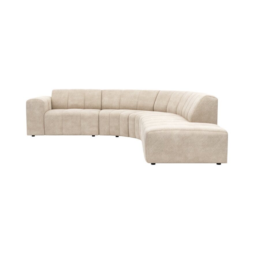 Jakobsen LURNO Hjørnesofa i Beige/natur