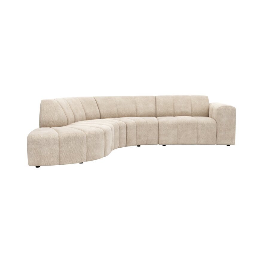Jakobsen LURNO Hjørnesofa i Beige/natur