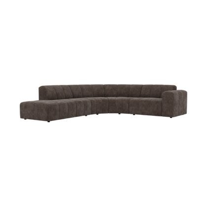 Lurno hjørnesofa med endeavslutning XL