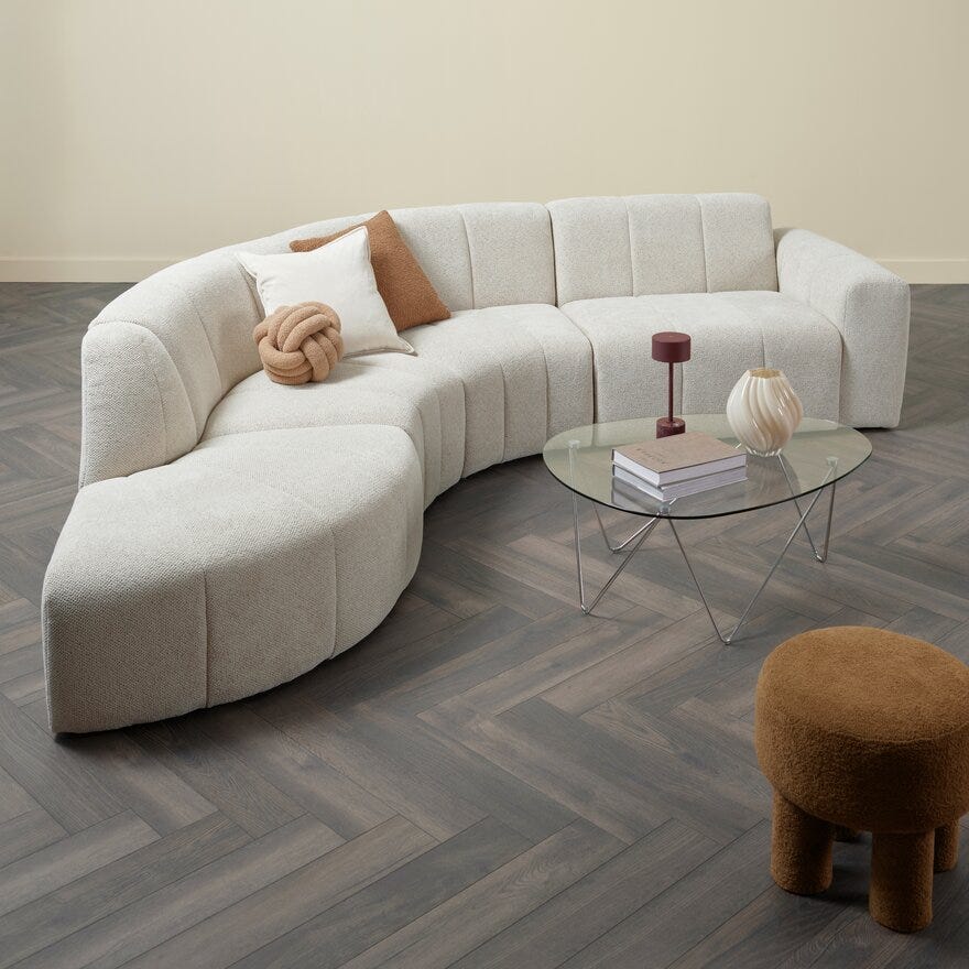 Jakobsen LURNO Hjørnesofa i Beige/natur