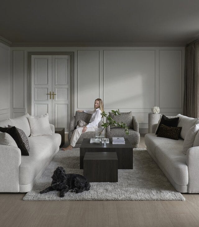 MUSE 4 seter i Beige/natur