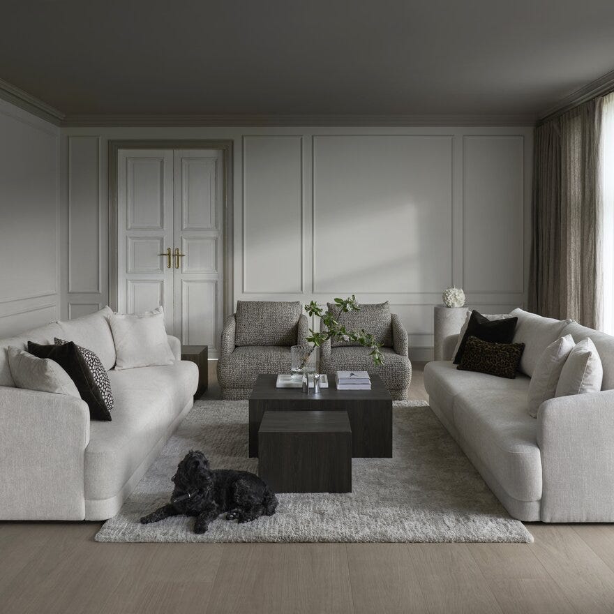 MUSE 4 seter i Beige/natur
