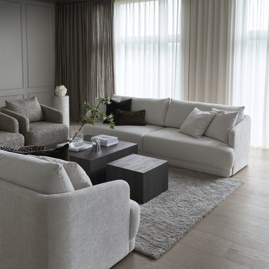 MUSE 4 seter i Beige/natur