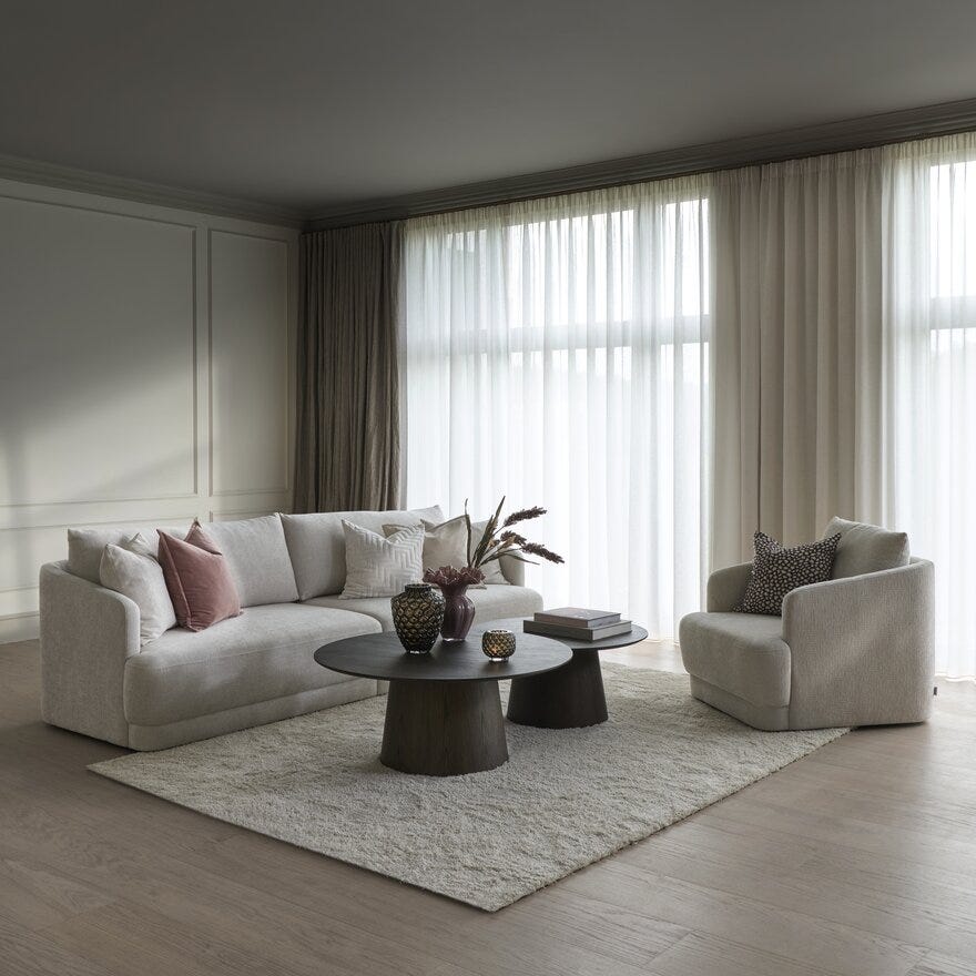 MUSE 4 seter i Beige/natur