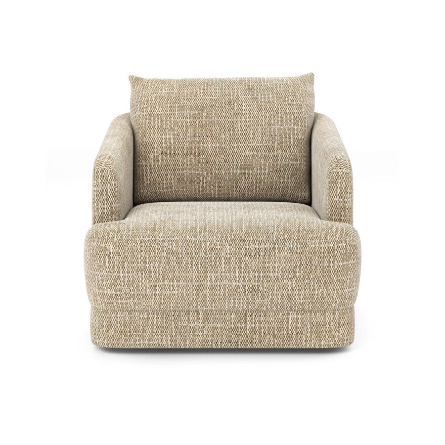 MUSE Loungestol i Beige/natur