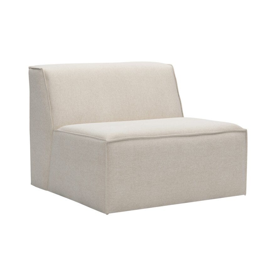 QUADRATO Loungestol i Beige/natur