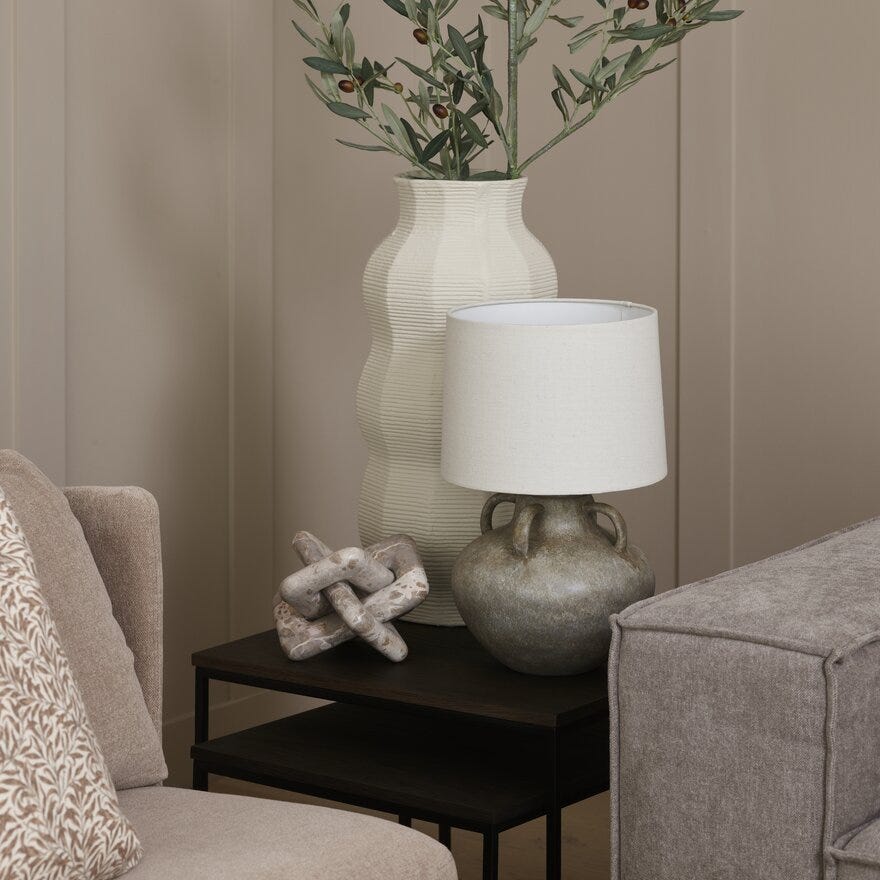 DUETT Sidebord sett 55x55 cm i Brun