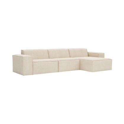 Quadrato 3 seter sofa med sjeselong XL