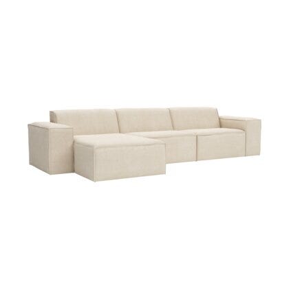 Quadrato 3 seter sofa med sjeselong XL