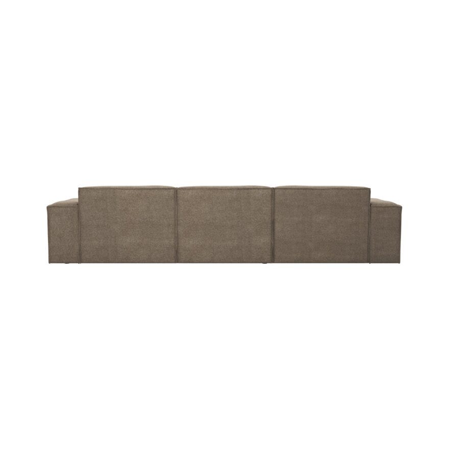 QUADRATO Hjørnesofa med sjeselong i Beige/natur