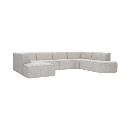 Quadrato u-sofa med endeavslutning