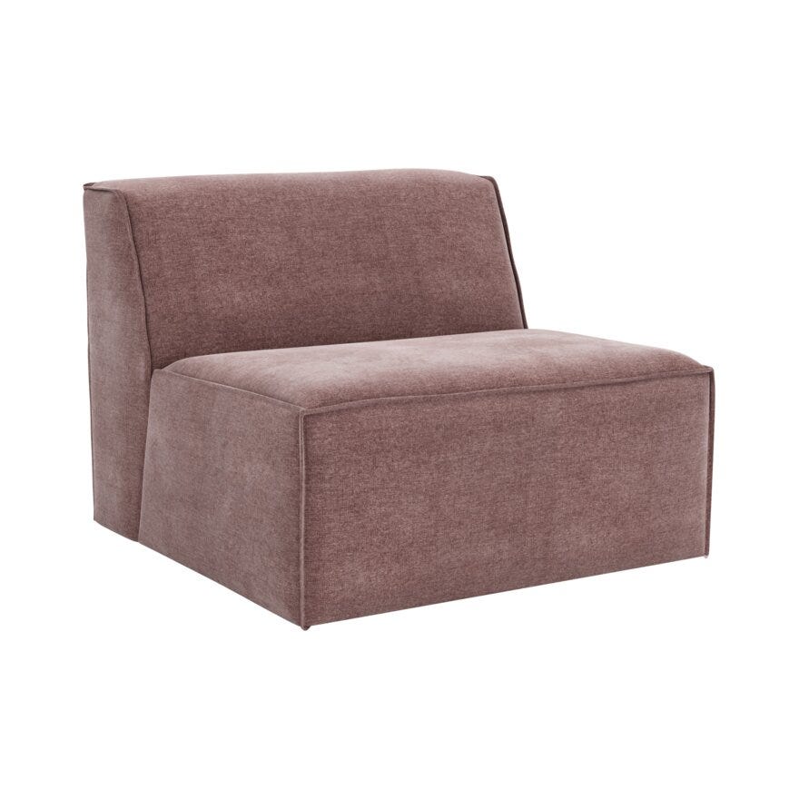 QUADRATO Loungestol i Rosa