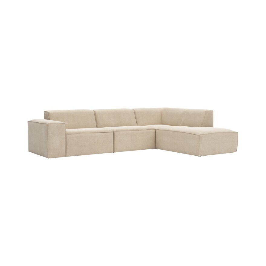 QUADRATO Hjørnesofa i Beige/natur