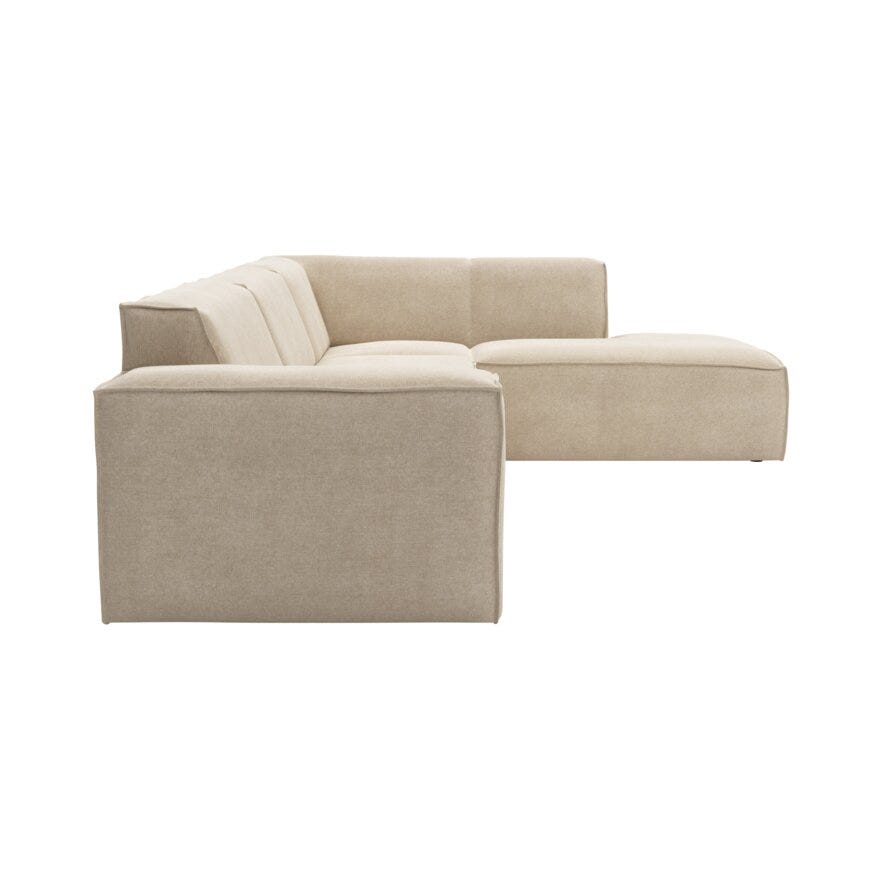 QUADRATO Hjørnesofa i Beige/natur