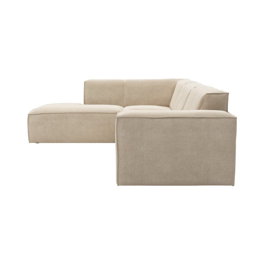 QUADRATO Hjørnesofa i Beige/natur