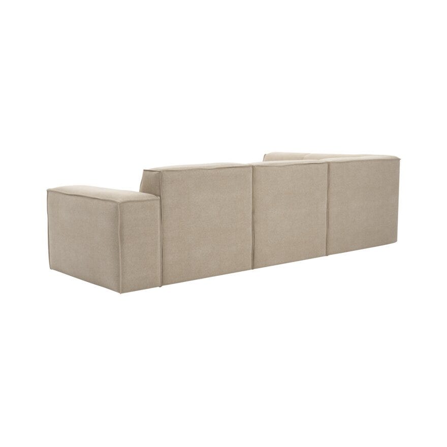 QUADRATO Hjørnesofa i Beige/natur