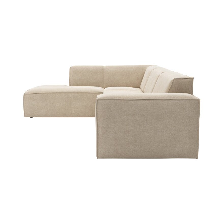 QUADRATO Hjørnesofa i Beige/natur