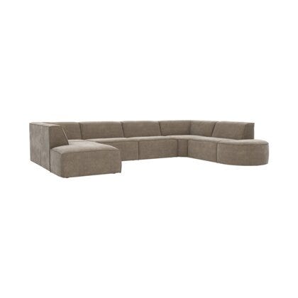 Quadrato u-sofa med endeavslutning