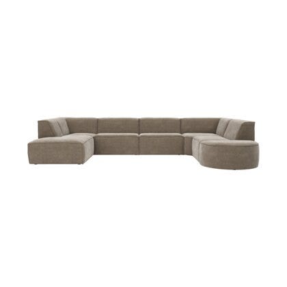 Quadrato u-sofa med endeavslutning