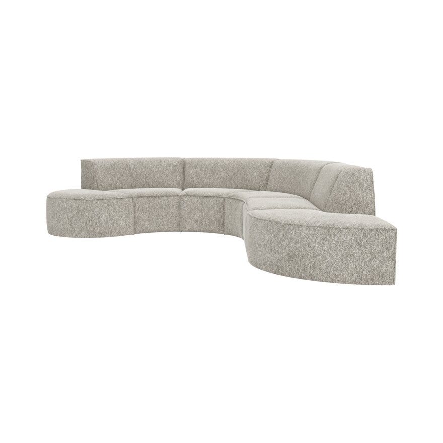 QUADRATO Modulsofa i Beige/natur