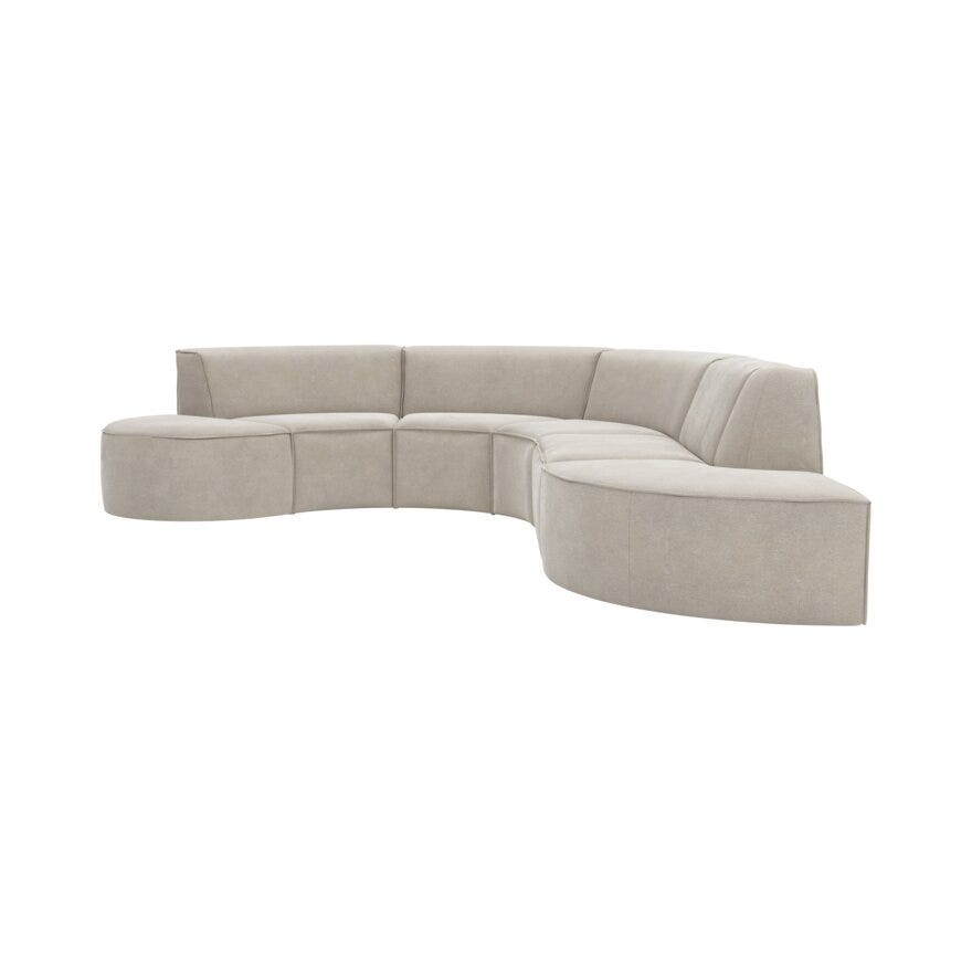 QUADRATO Modulsofa i Beige/natur