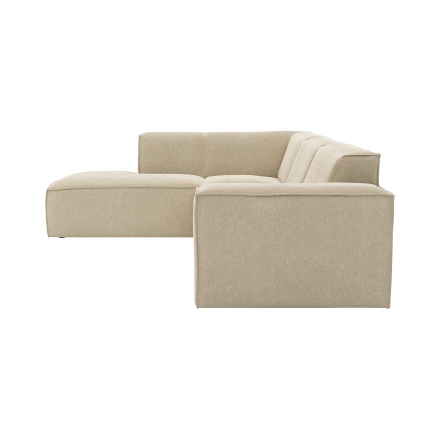 QUADRATO Hjørnesofa i Beige/natur