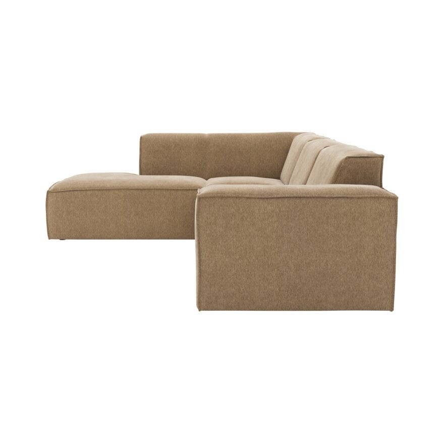 QUADRATO Hjørnesofa i Beige/natur