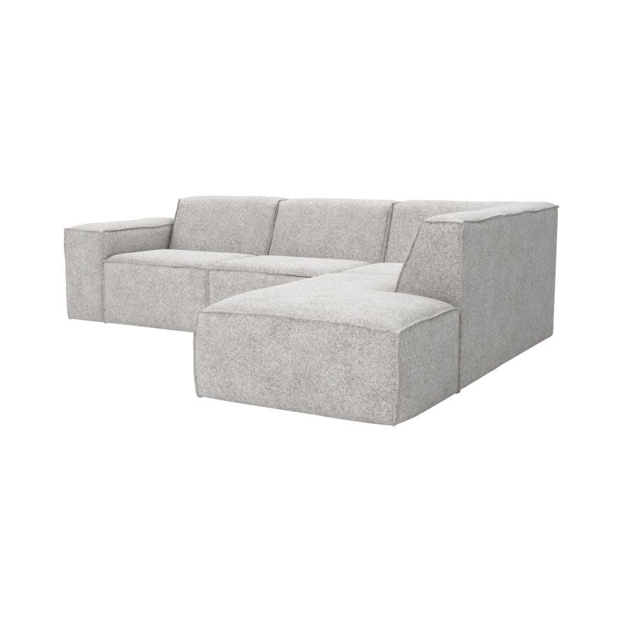 QUADRATO Hjørnesofa i Beige/natur