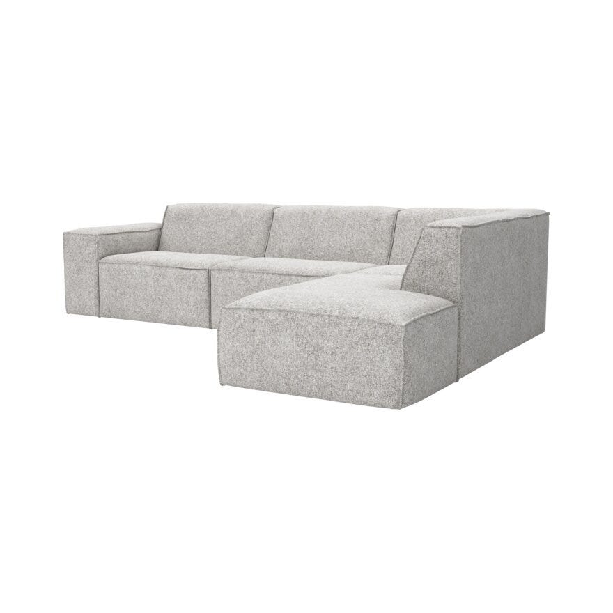 QUADRATO Hjørnesofa i Beige/natur