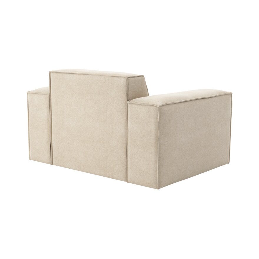 QUADRATO Loungestol i Beige/natur