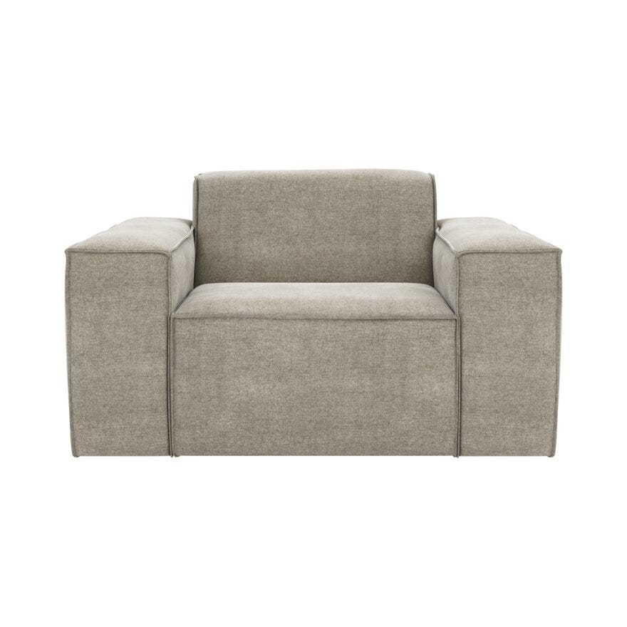 QUADRATO Loungestol i Beige/natur