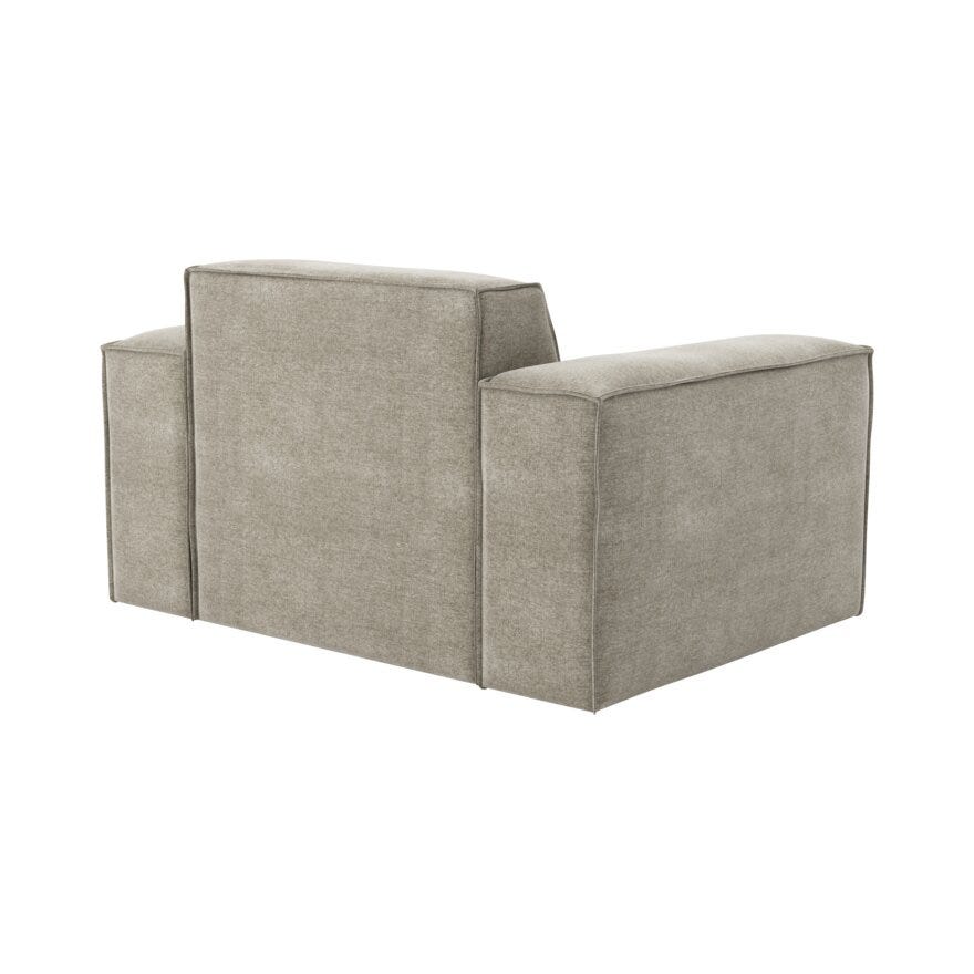 QUADRATO Loungestol i Beige/natur