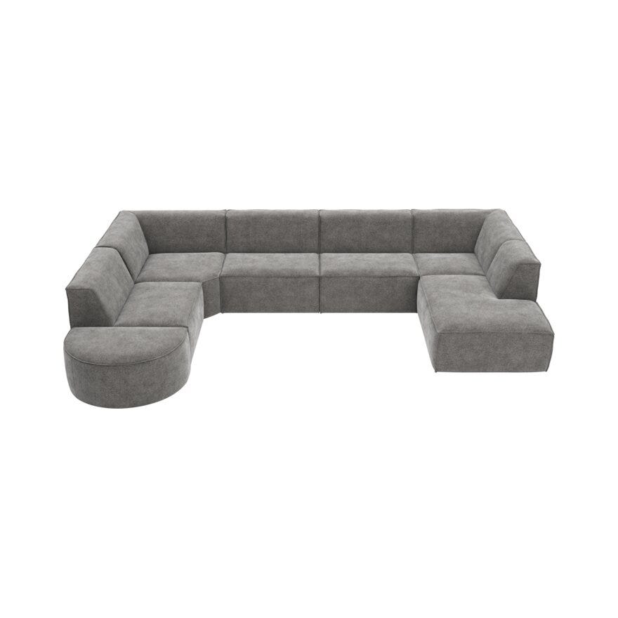 QUADRATO Hjørnesofa i Grå