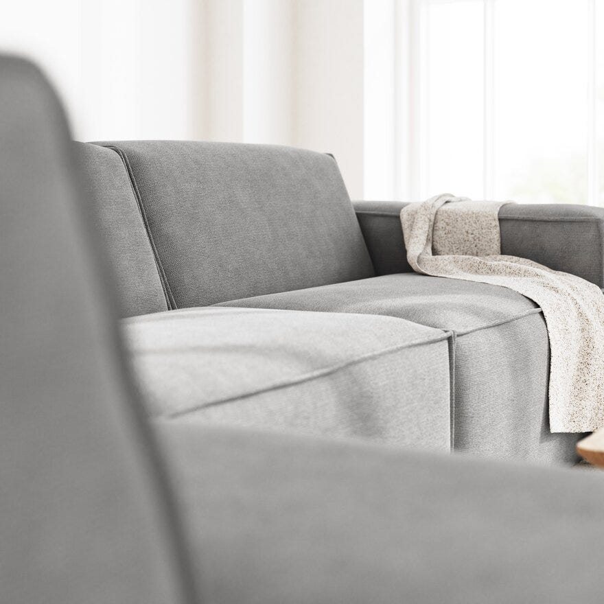 QUADRATO Hjørnesofa i Grå