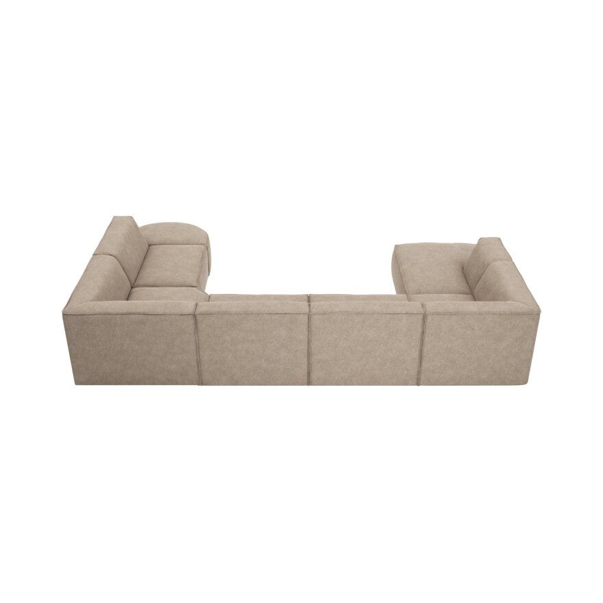 QUADRATO Hjørnesofa i Beige/natur